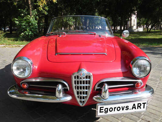 Alfa Romeo Giulia 1600 Spider. 1963